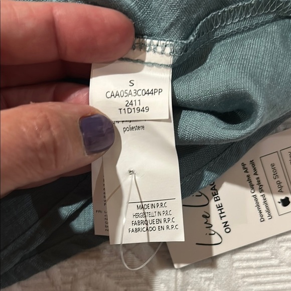 Cupshe Light Blue Spaghetti Strap Mini Dress. Small. NWT - Picture 12 of 12